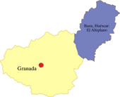Las comarcas del Altiplano granadino, respecto al resto de la provincia de Granada