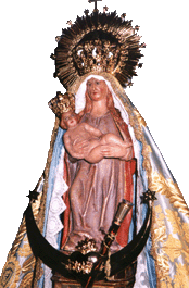 Virgen de la Piedad con manto